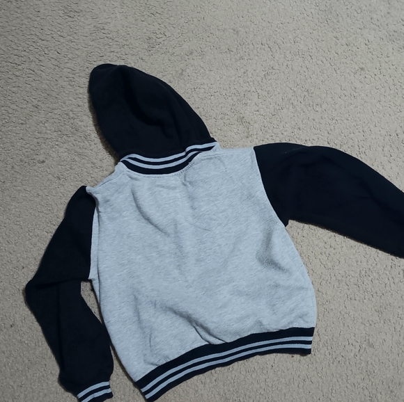 York England Letterman Varsity Hooded Bomber Youth Jacket (11/12) - Picture 3 of 5